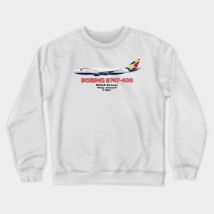 Boeing B747-400 - British Airways "Wings / Denmark" Crewneck Sweatshirt